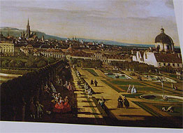 Vienna,Viewed from the Belvedere Palace